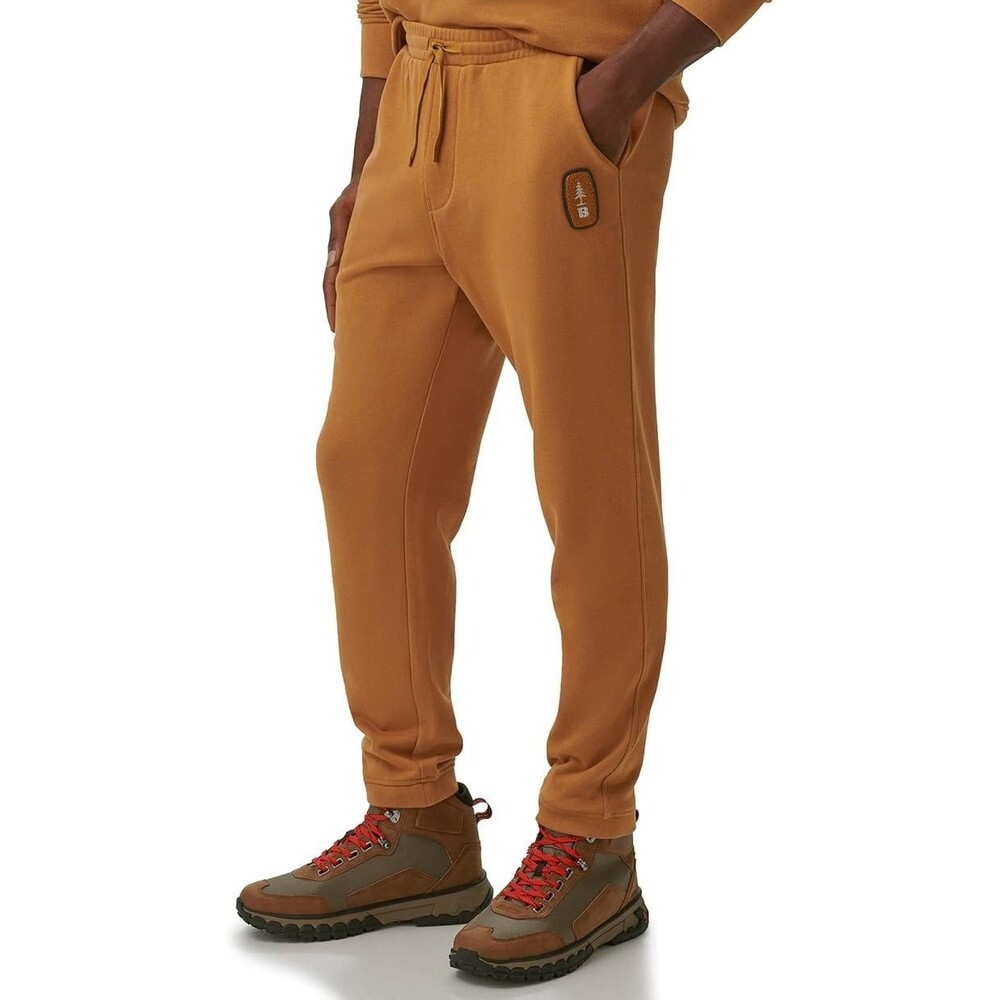 BASS OUTDOOR Men Standard Knit Jogger Pant Small Bone Brown Comfort Soft Lounge